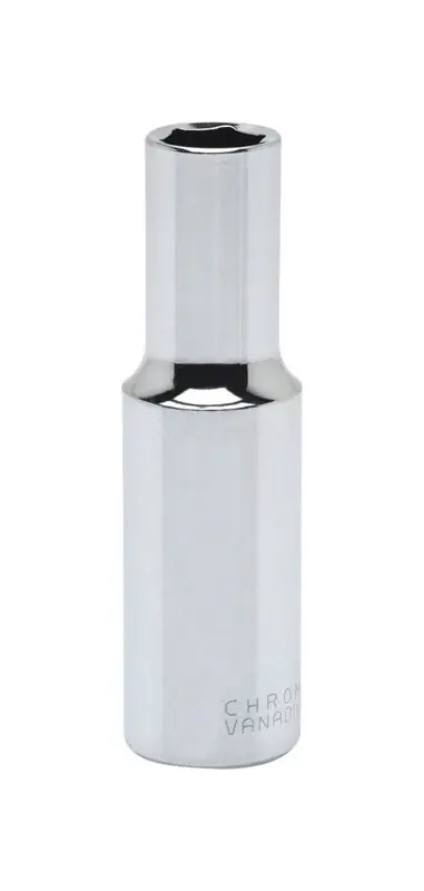 12 Mm X 1/2 In. Drive Metric 6 Point Deep Socket - 1 Piece