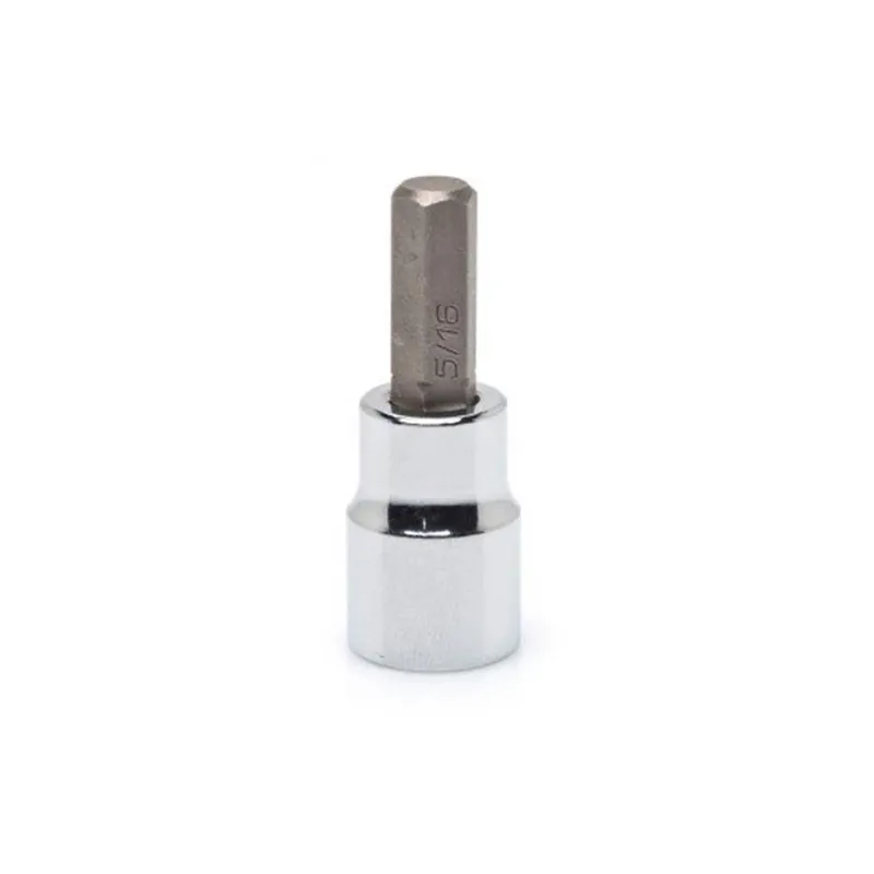 Chbs1n 0.37 In. Drive 0.16 In. Sae & Metric Hex Bit Socket, Nickel Chrome