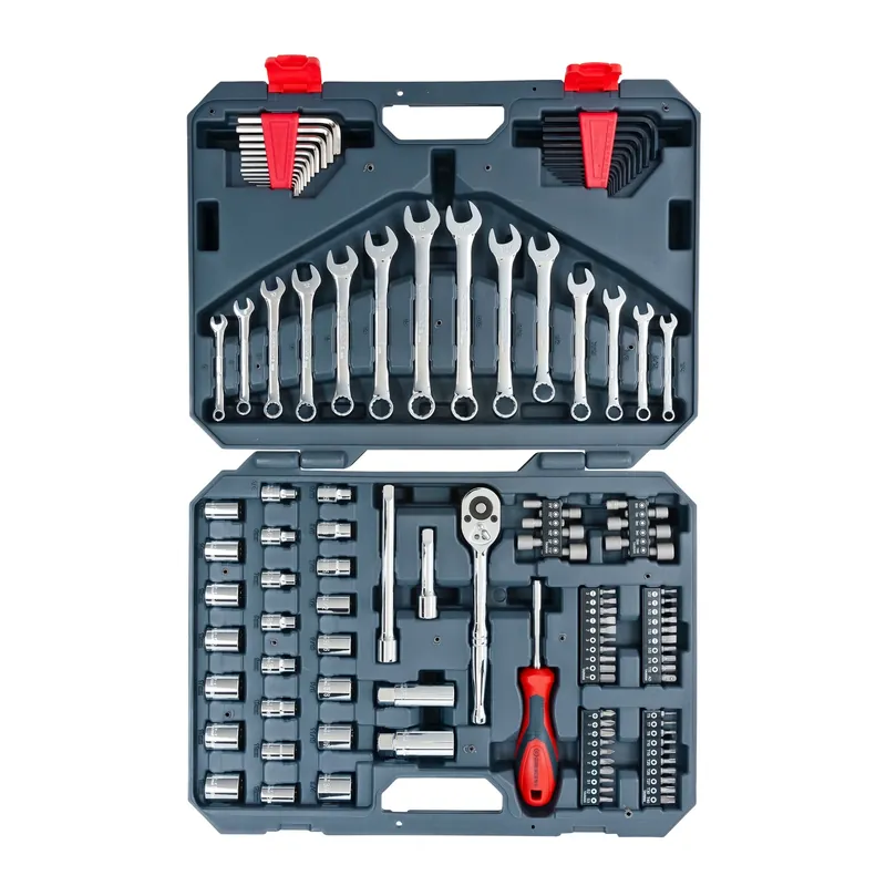 3/8 In. Drive 12-point Standard/metric Mechanic & Automotive Tool Set (128-piece)
