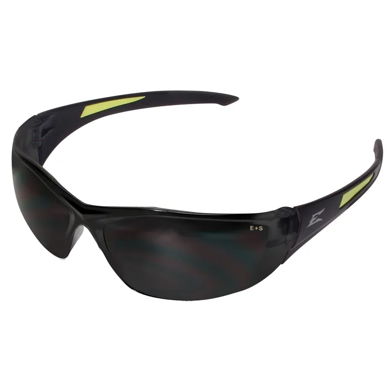 Delano G2 Wraparound Safety Glasses Smoke Lens Black Frame Sd116-g2