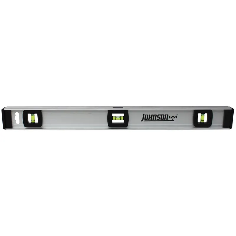 Top-Reading Aluminum Level, 3 Vials, 24-In.