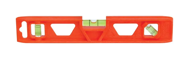 3-Vial Torpedo Level, 9 In.