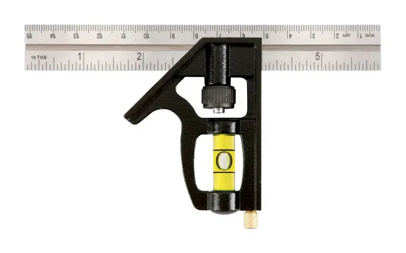 Contractor-Grade Combo Square, 6-In.