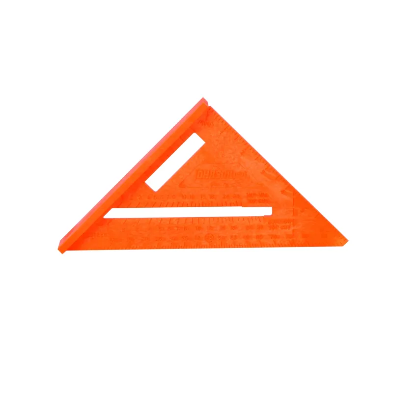 Structo Rafter Angle Square, Orange, 7-In.