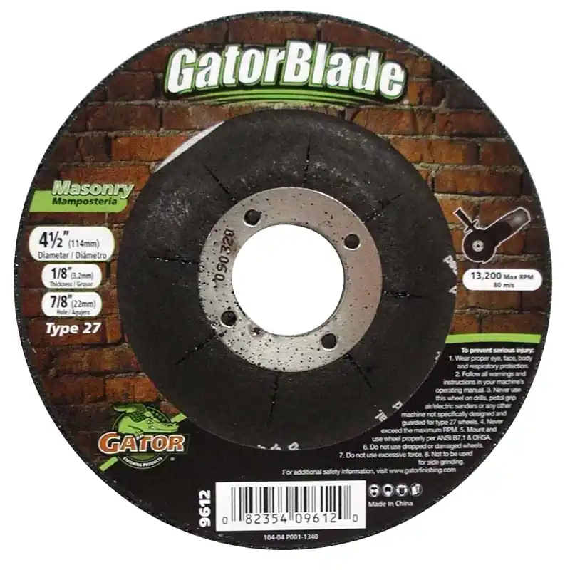 Type 27 4-1/2 In. X 1/8 In. X 7/8 In. Masonry Cut-off Wheel