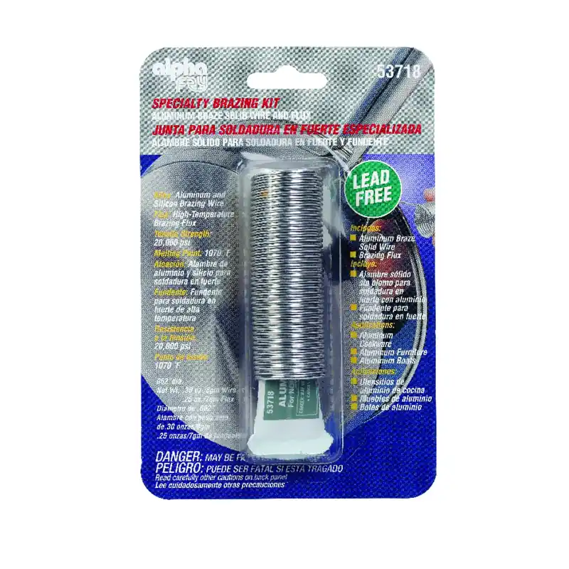 Specialty Aluminum Solder, 0.4-oz., .062-Diameter