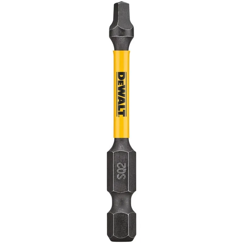 DeWalt FlexTorq 5‑Piece 2 Square Screwdriver Bit Set – 2¼" Steel