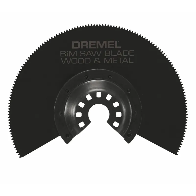 Dremel Multi-Max 3.375 In. X 3 In. L Bi-Metal Half-Moon Drywall Saw Blade 1 Pk