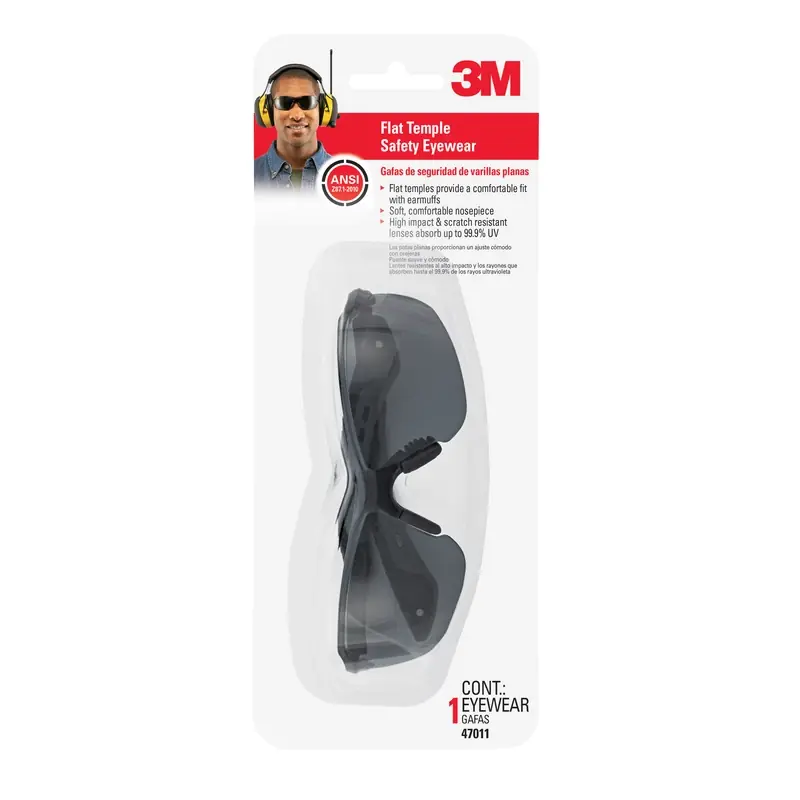 Safety Glasses Black/Gray