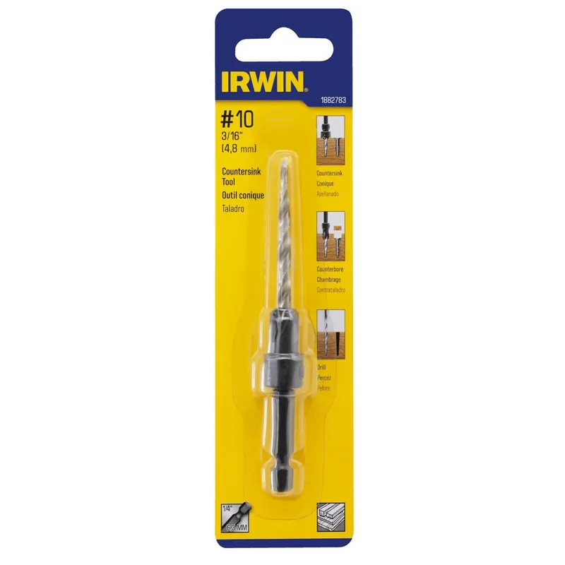Countersink, Tapered, 10 Wood