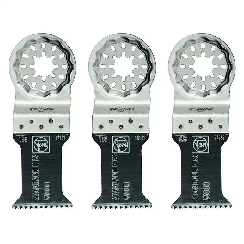 Fein Starlock 1-3/8 In. X 1-3/8 In. L Steel E-Cut Saw Blade 3 Pk