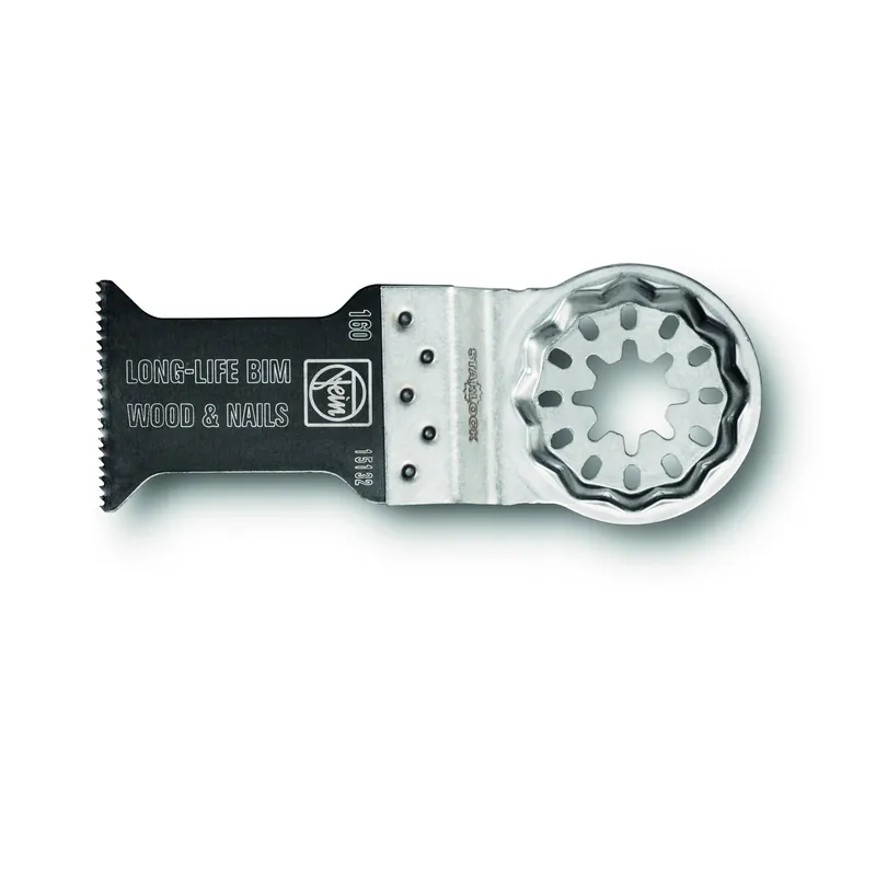 Fein Starlock 1-3/8 In. X 1-3/8 In. L Bi-Metal E-Cut Long-Life Saw Blade 1 Pk