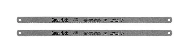 Great Neck 12 In. 31 Bi-Metal Hacksaw Blade 24 TPI 2 PK
