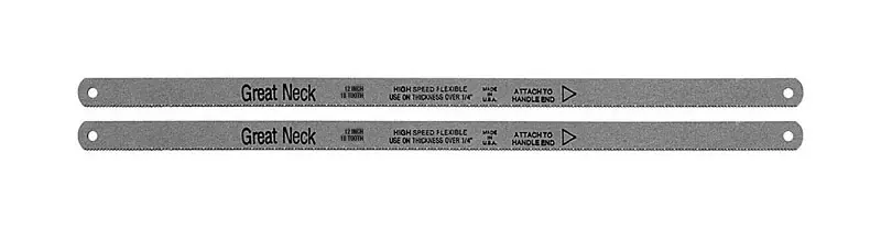 Great Neck 12 In. 31 Bi-Metal Hacksaw Blade 18 TPI 2 PK