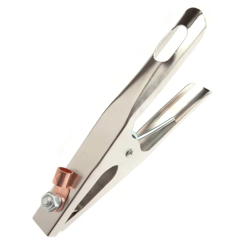500-amp Steel Welding Ground Clamp, 9-1/2 In. Length, 2-1/4 In. Jaw Capacity