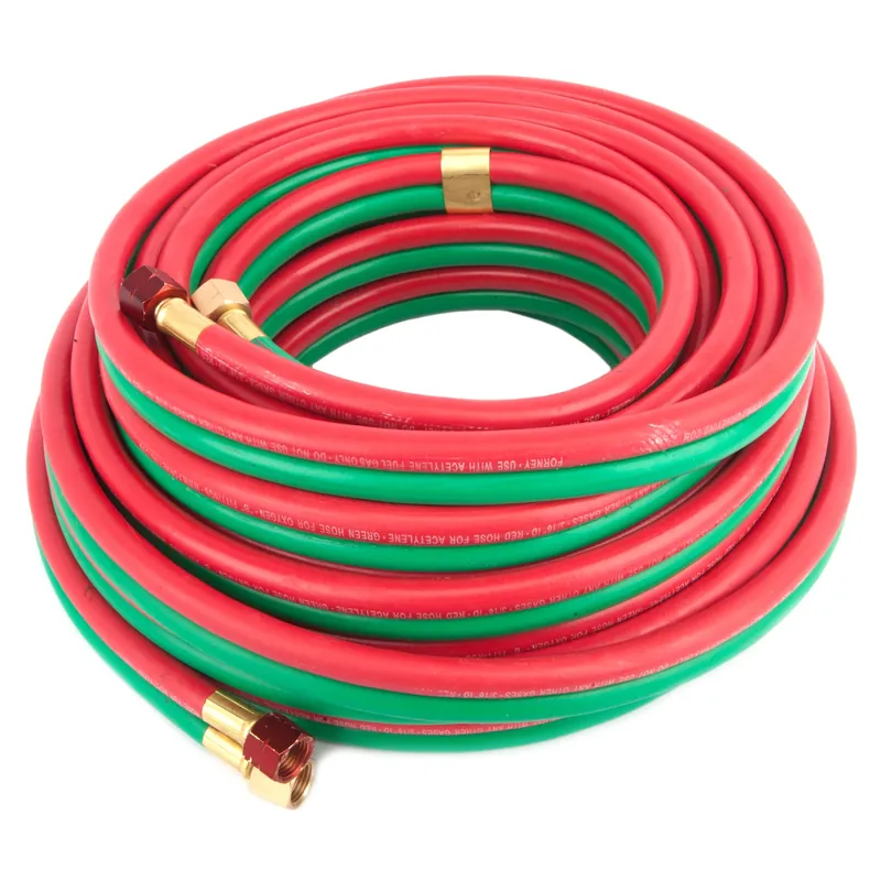 50 Ft. L Oxy-acetylene Hose, R-grade, 3/16 In. Diameter