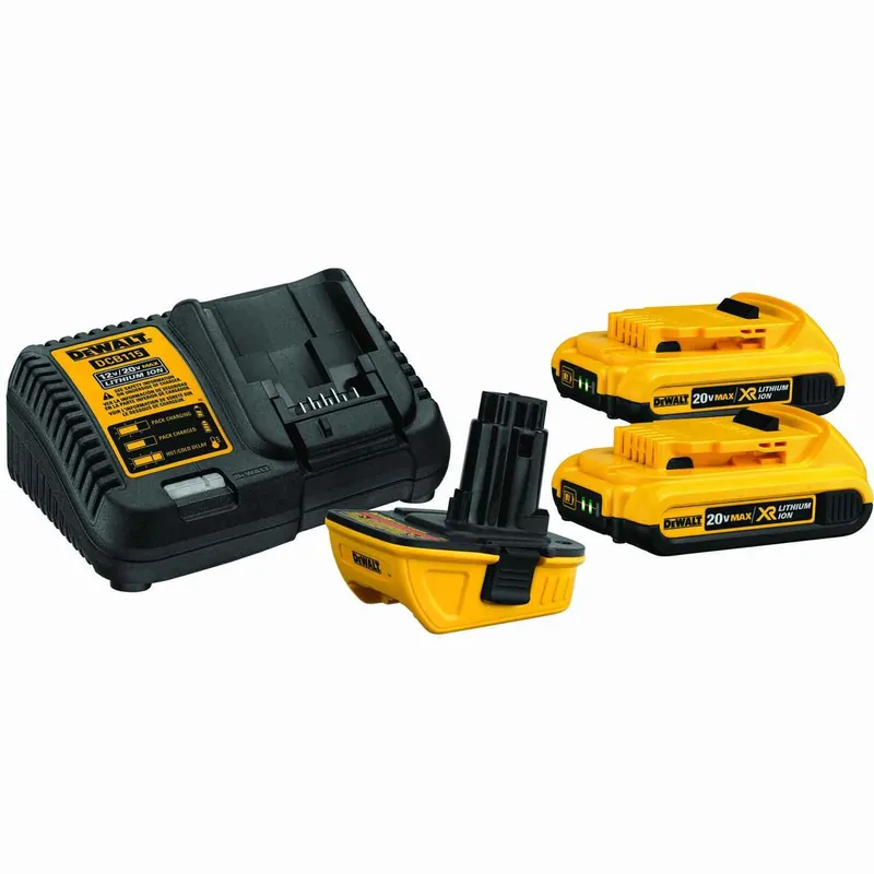 DeWalt 20V MAX DCA2203C Lithium-Ion Battery Adapter Kit 4 Pc
