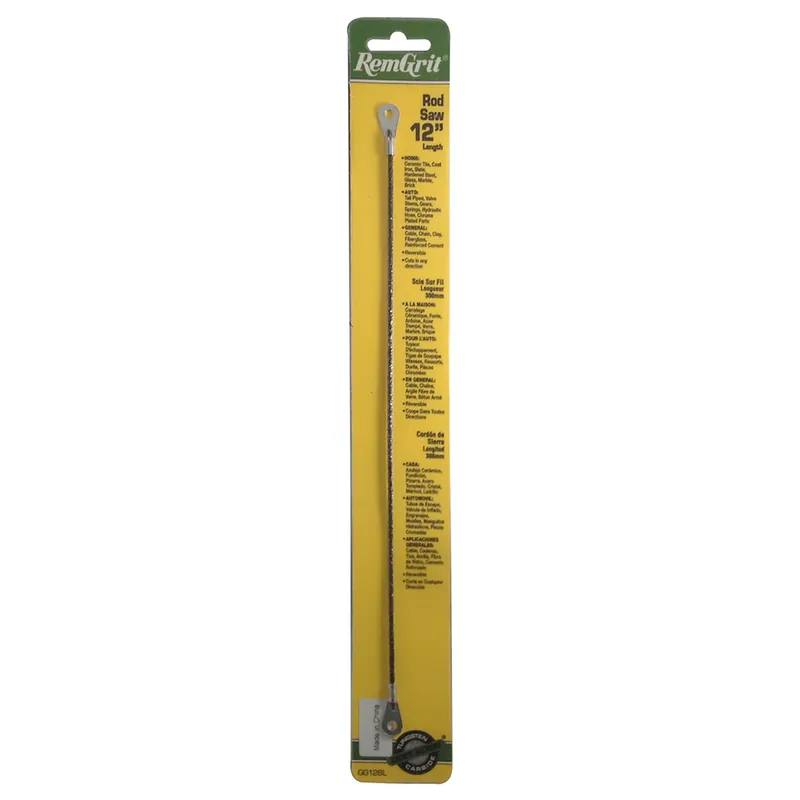 RemGrit 12 In. Carbide Grit Rod Saw Blade 1 Pk