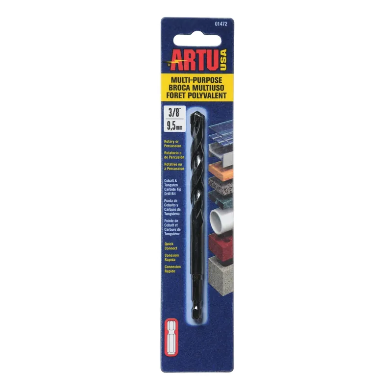 3/8 In. X 5-1/4 In. Tungsten Carbide Tipped Quick-change Drill Bit