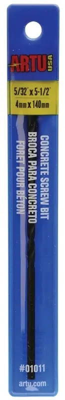 5/32 In. X 5-1/2 In. Tungsten Carbide Tipped Multi-purpose Drill Bit