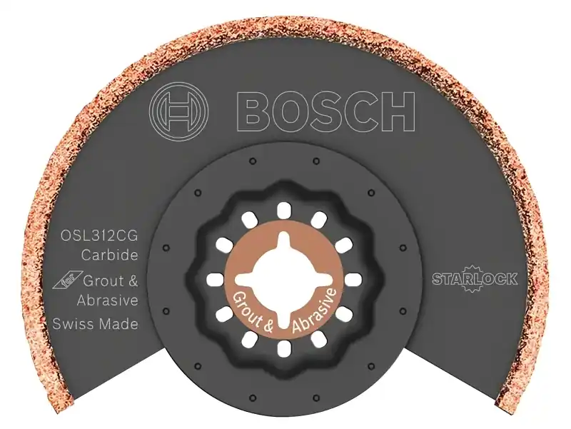 Bosch StarLock 3-1/2 In. X 4 In. L Carbide Grit Grout Blade 1 Pk