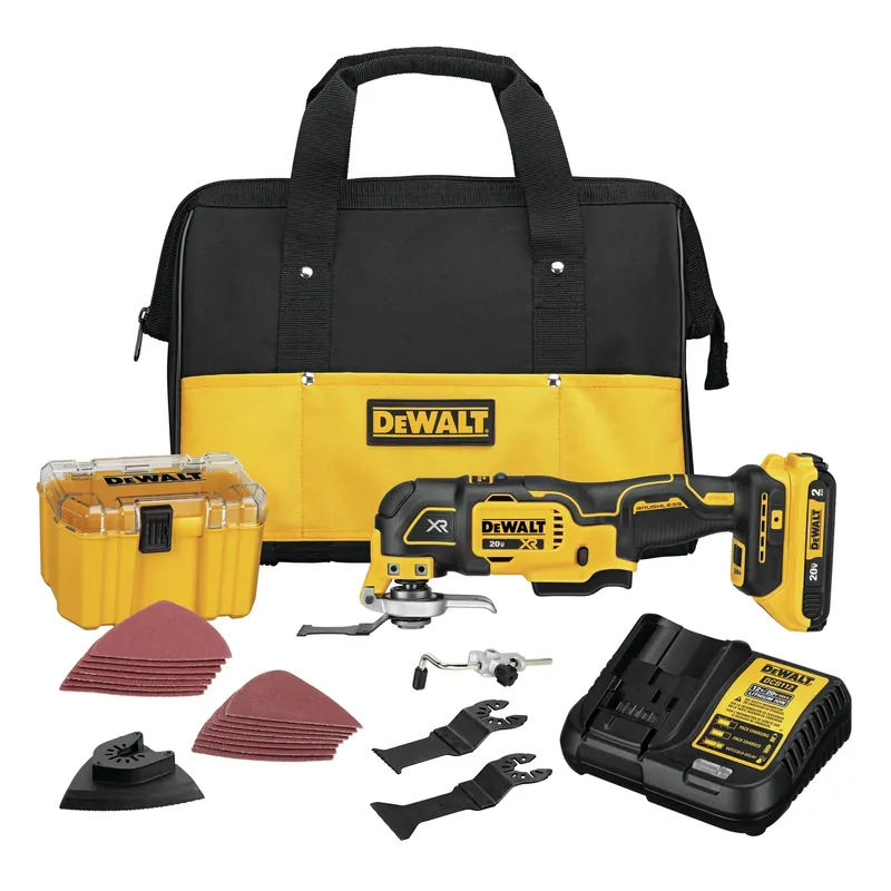 20-Volt MAX Cordless Oscillating Multi-Tool Kit, Brushless Motor, 28 Attachments, Battery