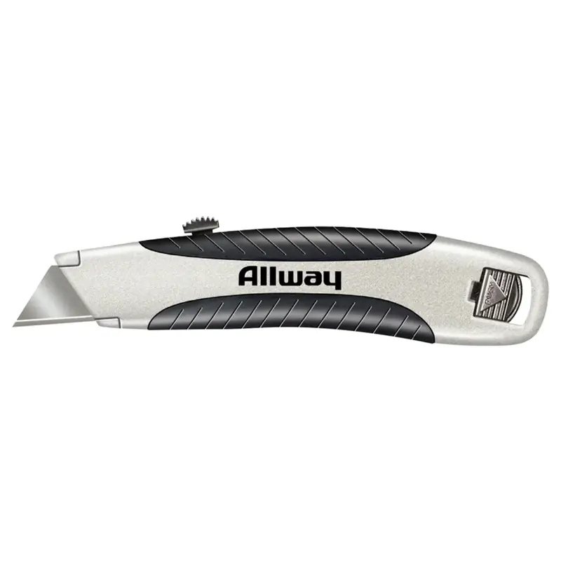 Allway 8.6 In. Utility Knife Black 1 Pk