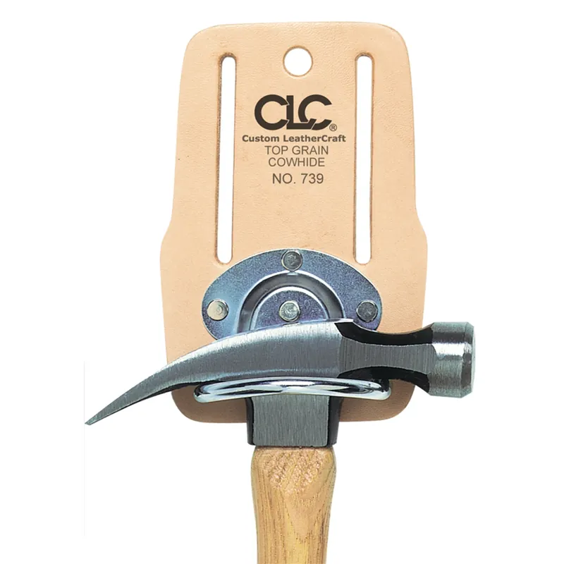 Leather Hammer Holder 4.12 In. L X 7.2 In. H Tan - Model 739