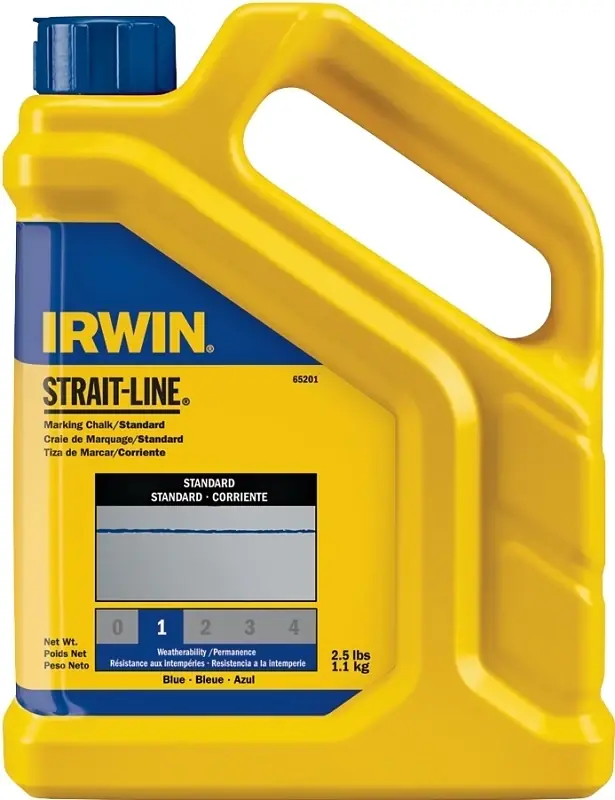 2-1/2 Lb. Blue Standard Chalk Line Chalk For Marking