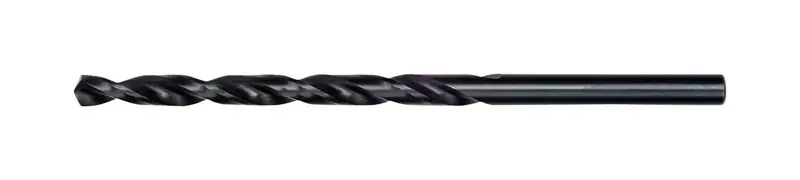 3/16 In. X 12 In. Black Oxide Aircraft Length Drill Bit