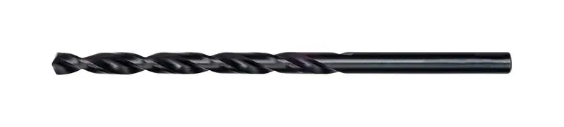 1/4 In. X 12 In. Black Oxide Extended Length Drill Bit - Model 48-89-2772