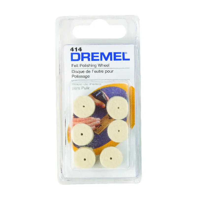 Dremel 1/2 In. L Felt Cloth Felt Polishing Wheel 6 Pk