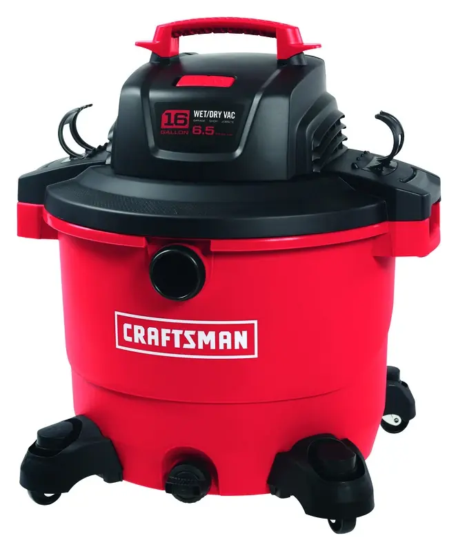 16 Gallon Corded Wet/dry Vacuum 12 Amps 120 Volts 6.5 Hp
