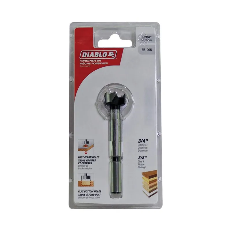3/4 In. High Speed Steel Forstner Drill Bit 3-1/2 In. Length Round Shank