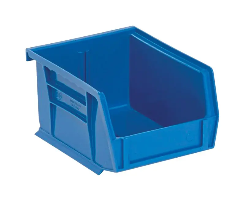 5-3/8 In. L X 4-1/8 In. W X 2-13/16 In. H Tool Storage Bin - Blue