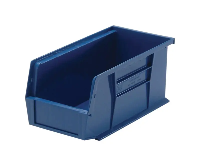 Blue Tool Storage Bin 5-1/2 In. W X 4-3/4 In. H Polypropylene 1 Compartment