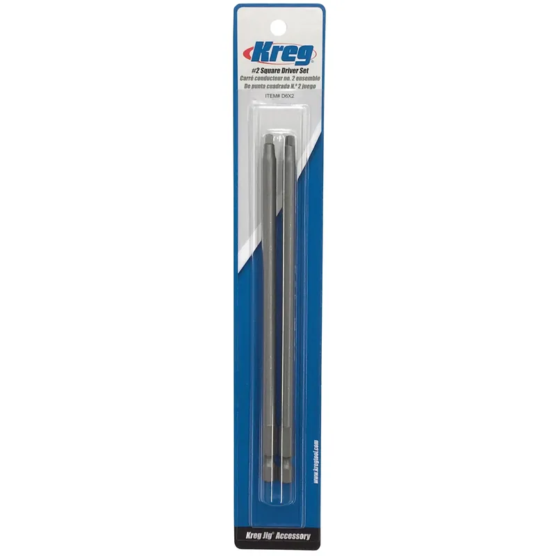 Kreg Square 2 Power Bit Steel 2 Pc