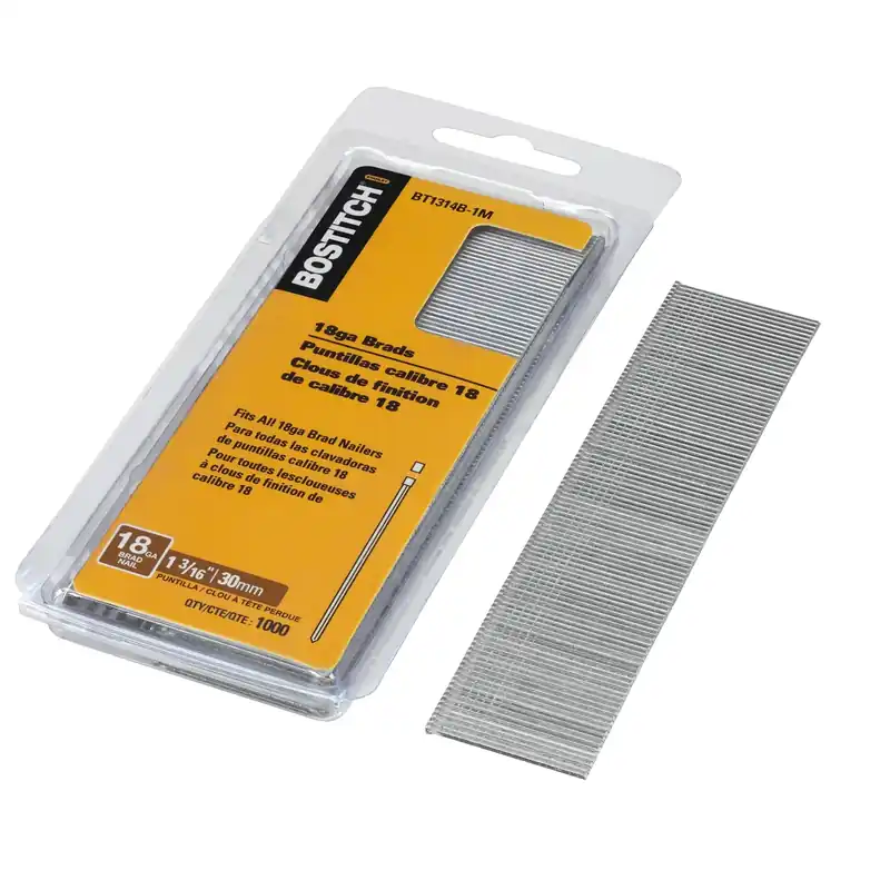 Bostitch 18 Ga. X 1-3/16 In. L Coated Steel Brad Nails 1000 Pk