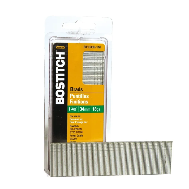 Bostitch 18 Ga. X 1-3/8 In. L Coated Steel Brad Nails 1000 Pk