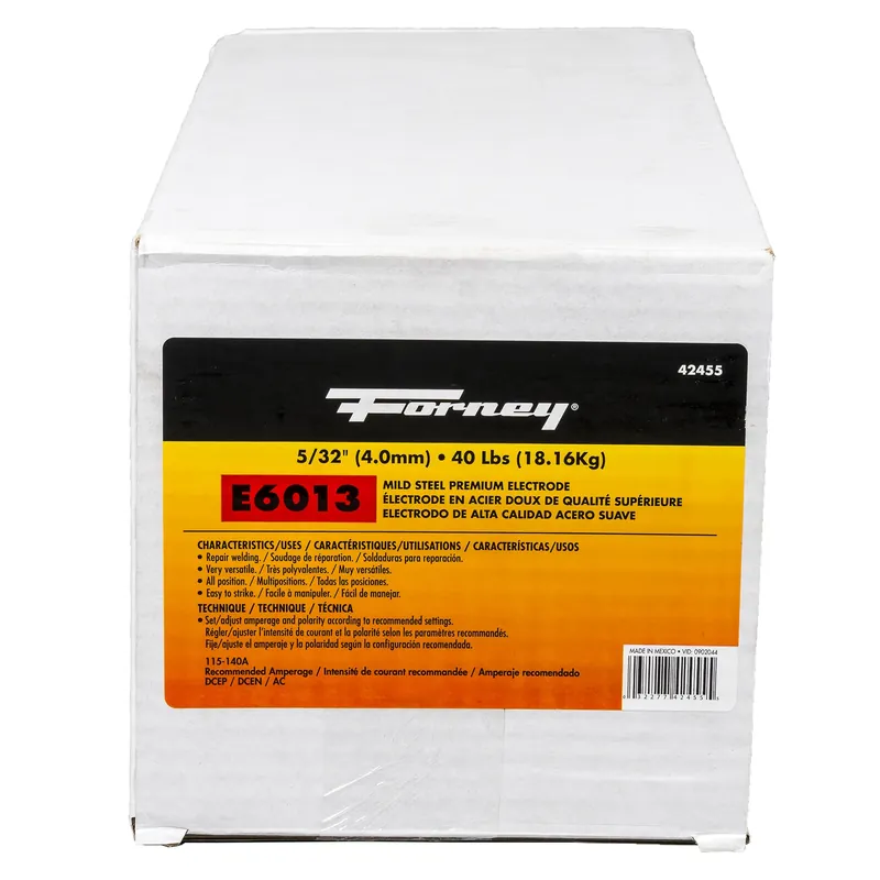 5/32 In. Diameter X 15 In. Length E6013 Mild Steel Welding Electrodes 83000 Psi