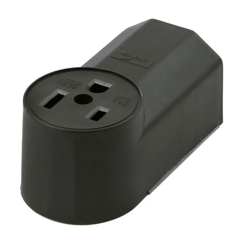 50a Surface Mount Black 6-50r Pin-type Welder Power Outlet