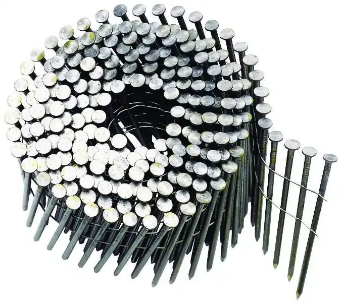 Bostitch 3-1/4 In. L Angled Coil Coated Framing Nails 15 Deg 2700 Pk
