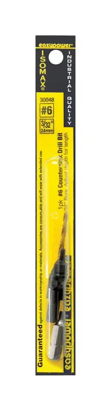 6 Screw Countersink Drill Bit, 3/32 In.