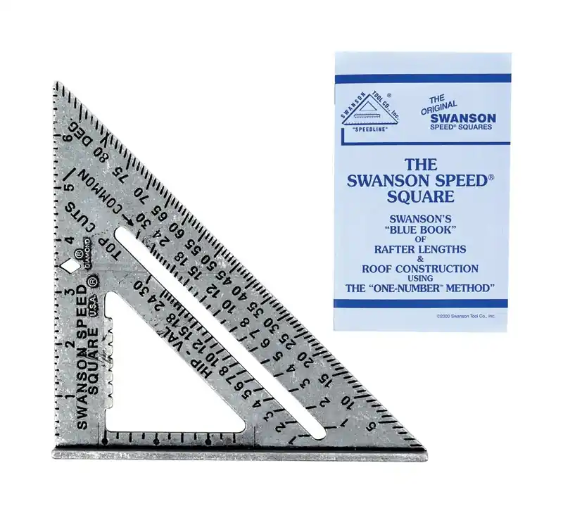 Speed Square Pro 7-1/2 In. Aluminum Layout Tool With Blue Book