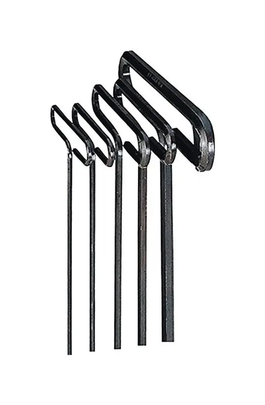 2.5 - 6 Mm Metric T-handle Hex Key Set 5 Pieces