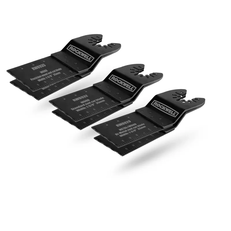 Rockwell Sonicrafter 1.375 In. L Metal E-Cut Saw Blade Set 6 Pk