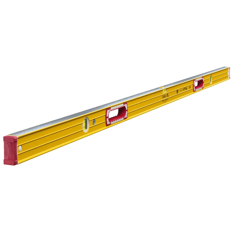 72 Inch Aluminum Type 196 Heavy Duty Spirit Level With 3 Vials