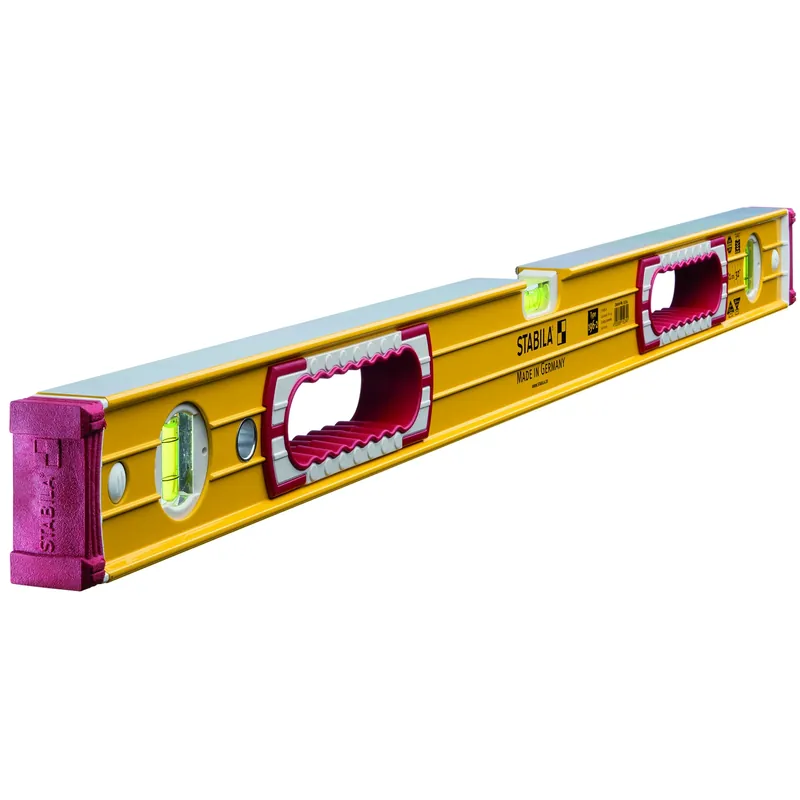 37432 Heavy Duty 32 Inch Spirit Level, 3 Vial, Non-magnetic Aluminum