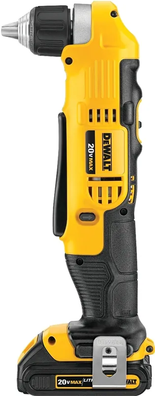 20-Volt Max Cordless Right Angle Drill/Driver Kit, 2-Speeds, 3/8-In., Lithium-Ion Battery