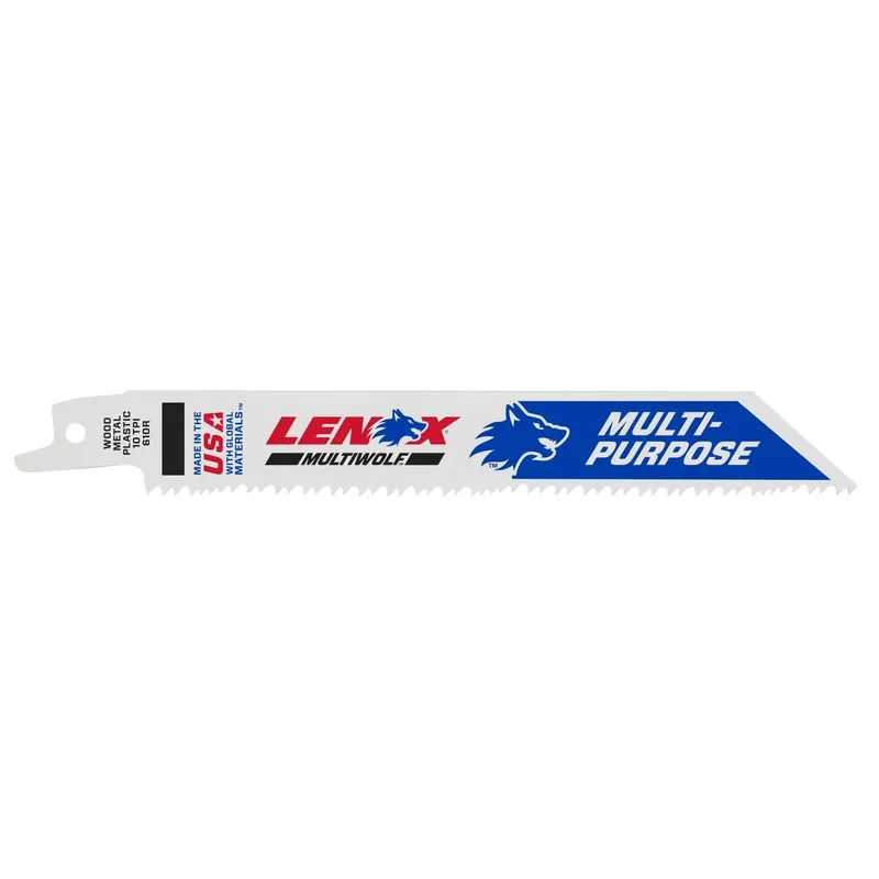 Lenox METALWOLF 6 In. Bi-Metal WAVE EDGE Reciprocating Saw Blade 14 TPI 1 Pk